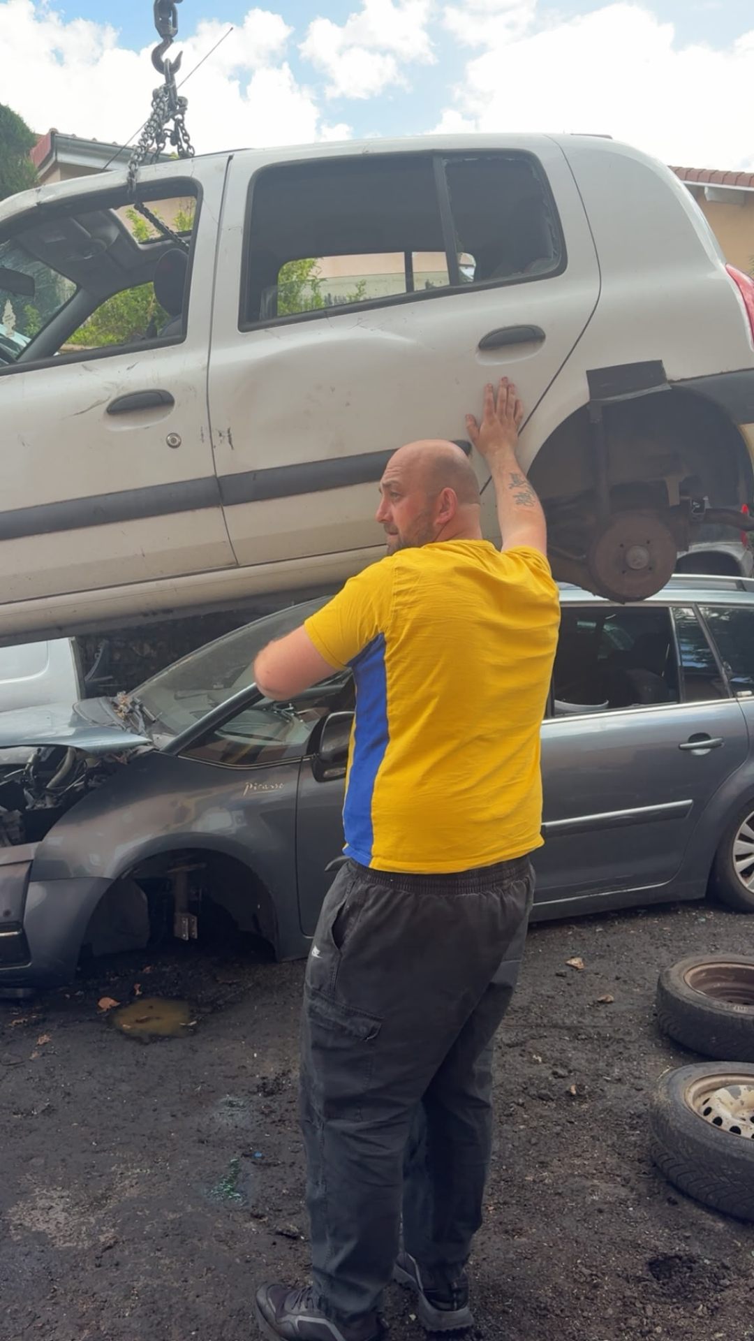 Alex Récupération sur chantier à Saint-Étienne